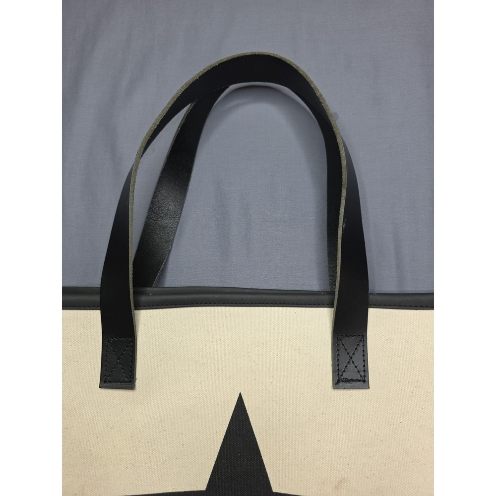 Star Canvas Tote Size 20in W x 11in H x 6in D - Picture 3 of 10